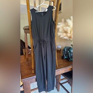 Zyia Girls Black Sleeveless Jumpsuit - S(8-9)